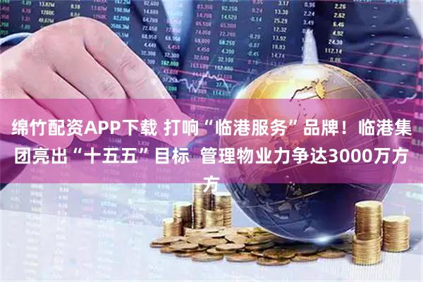 綿竹配資APP下載 打響“臨港服務”品牌！臨港集團亮出“十五五”目標  管理物業力爭達3000萬方
