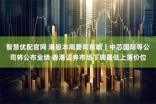 智慧優(yōu)配官網(wǎng) 港股本周要聞前瞻｜中芯國際等公司將公布業(yè)績 香港證券市場下調(diào)最低上落價(jià)位